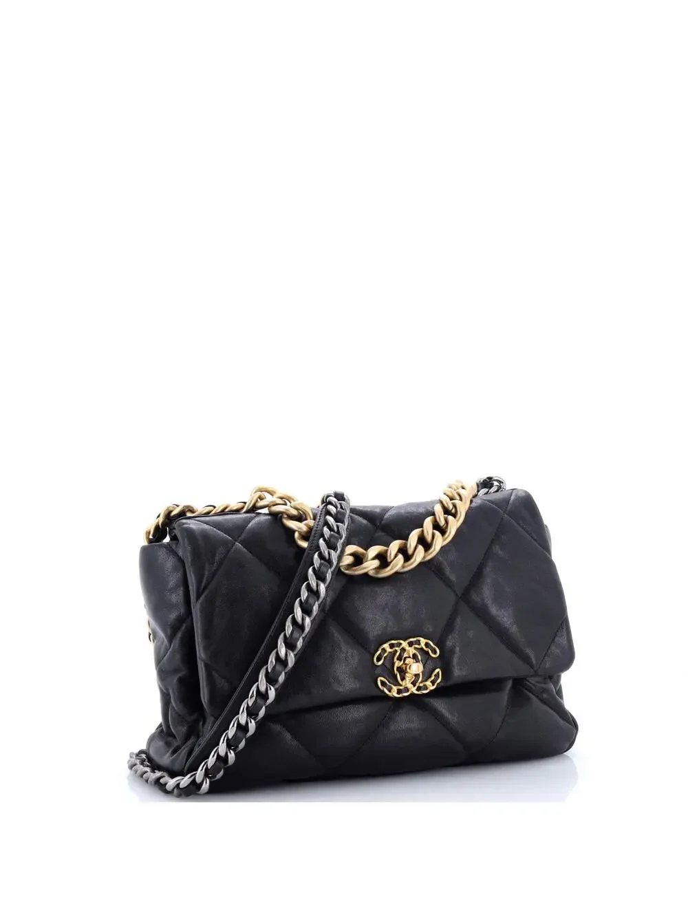 Chanel 19 Flap Bag Quilted Shiny #279542C45B